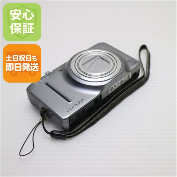 美品 COOLPIX S9300 クリスタルシルバー 中古本体 安心保証 即日発送 デジカメ Nikon デジタルカメラ 本体