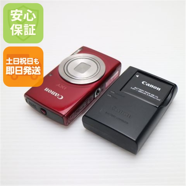 美品 IXY 180 レッド 中古本体 安心保証 即日発送 コンデジ Canon 本体