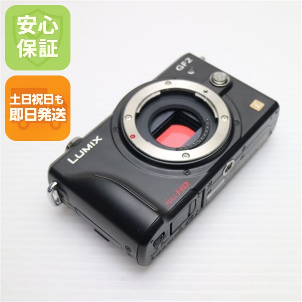 超美品 DMC-GF2 エスプリブラック ボディ 中古本体 安心保証 即日発送 Panasonic LUMIX デジタル一眼 本体