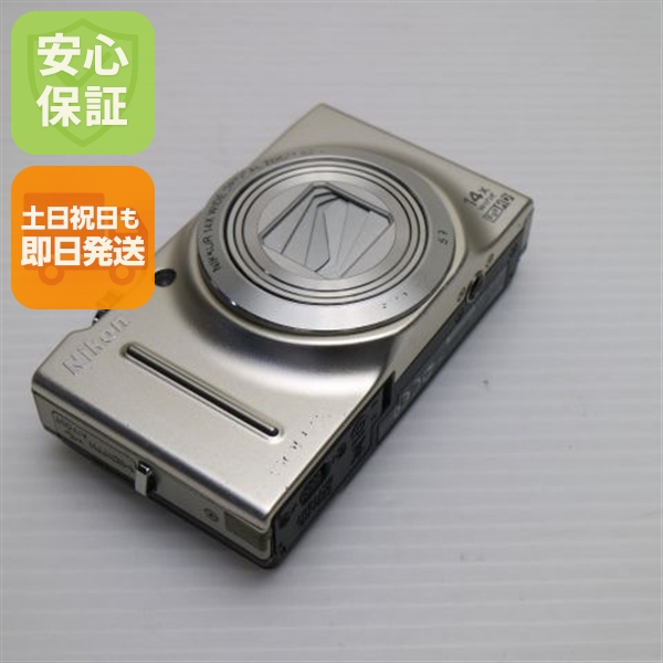 良品中古 COOLPIX S8200 プラチナシルバー 中古本体 安心保証 即日発送 デジカメ Nikon デジタルカメラ 本体
