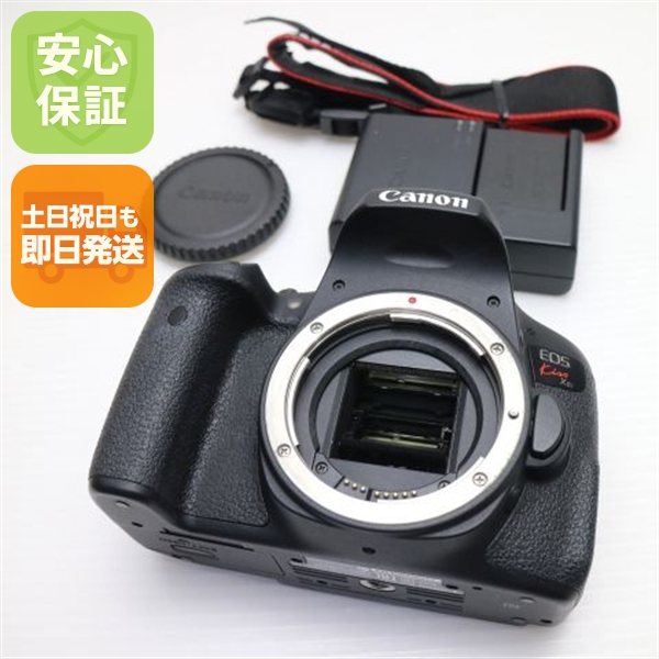 新品同様 EOS Kiss X8i ブラック 中古本体 安心保証 即日発送 一眼レフ Canon 本体