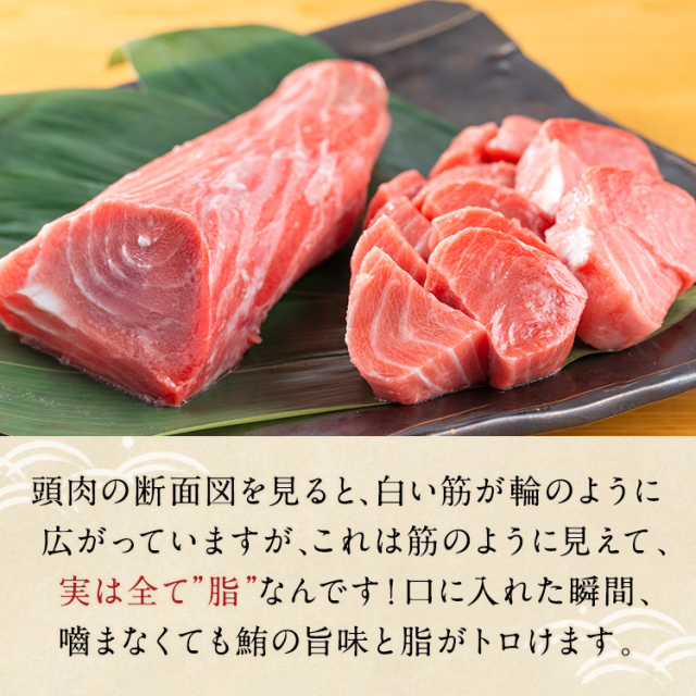 大トロ級の脂のり 本マグロ 頭肉 脳天 1人前1g まぐろ 鮪 本鮪 本まぐろ クロマグロ つのとろ はちのみ 刺身 マグロ丼 まぐろ丼 大との通販はau Pay マーケット 築地わだつみ Au Pay マーケット店