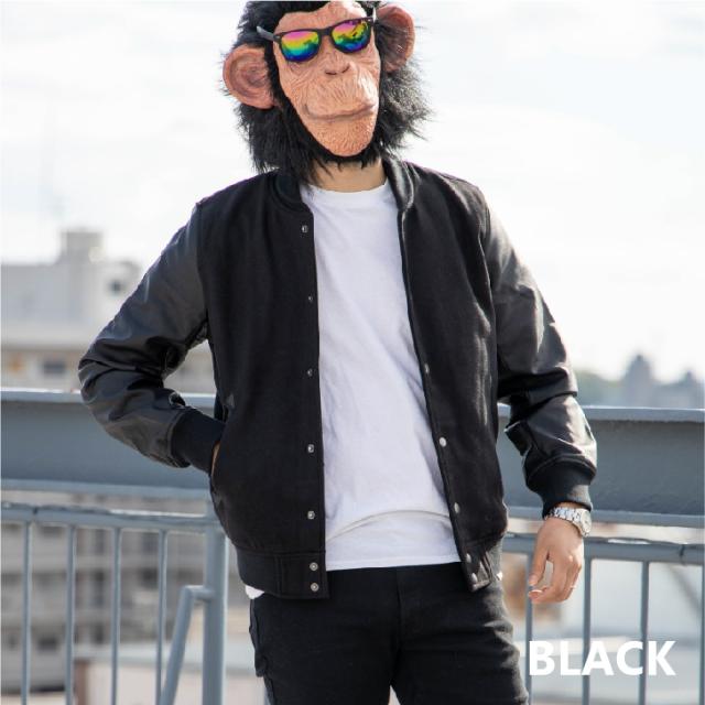 スタジャン メンズ スタジャン メンズ メルトン ウール 袖puレザー 細身 スリム 切り替え 黒 グレー キャメル 紺 秋 冬 スタジアムジの通販はau Pay マーケット お小遣い節約できる店 ローコス