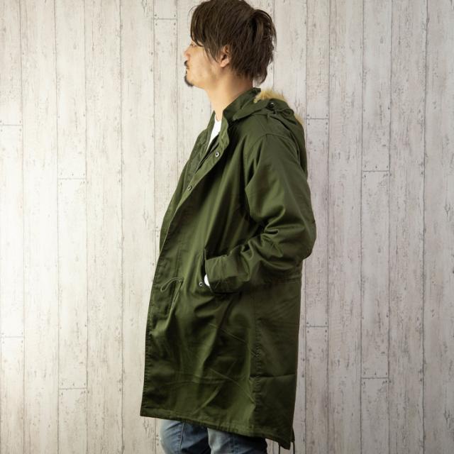 モッズコート メンズ 3way 中綿 スリム 細身 カーキ 黒 ベージュ ロングコート ミリタリーコート インナーダウン 中綿ジャケット カジュの通販はau Pay マーケット お小遣い節約できる店 ローコス