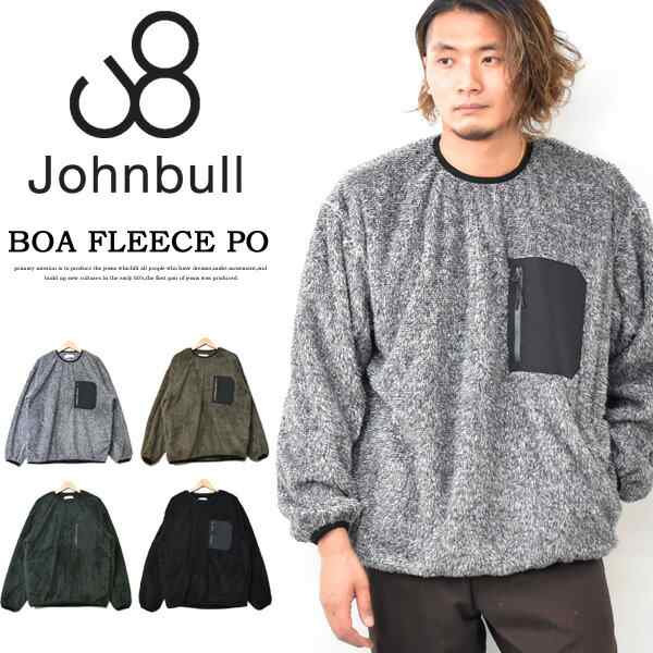 10％OFF SALE セール Johnbull ジョンブル ボアフリース プルオーバー 胸ポケット メンズ ライトアウター 送料無料  25673｜au PAY マーケット