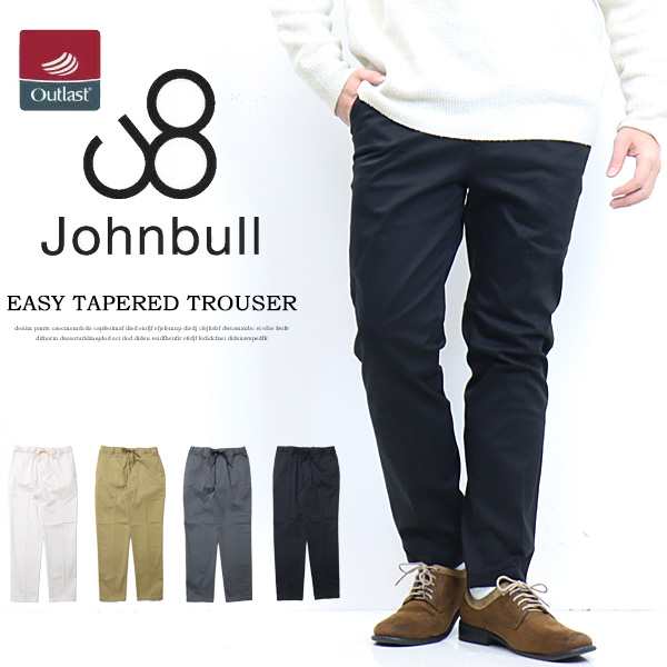 Johnbull ジョンブル アウトラストチノ イージーパンツ パンツ テーパード トラウザー メンズ 送料無料 LM231P04の通販は