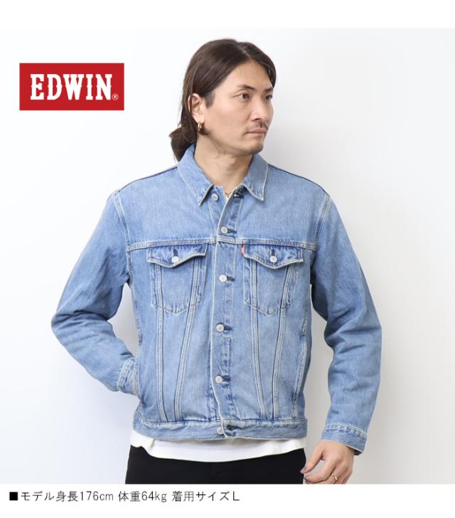 EDWIN エドウィン Gジャン デニムジャケット ET1136 ジージャン デニム メンズ トラッカージャケット 定番 送料無料_12
