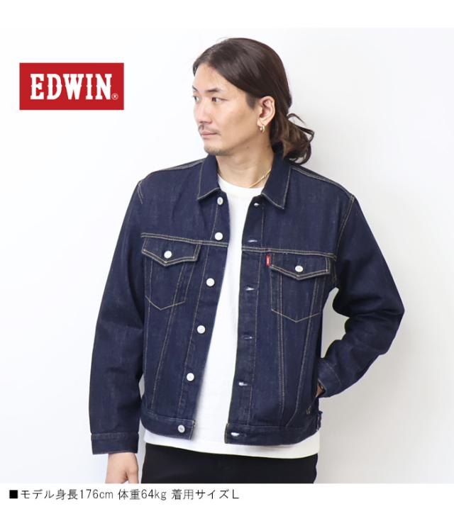 EDWIN エドウィン Gジャン デニムジャケット ET1136 ジージャン デニム メンズ トラッカージャケット 定番 送料無料_3