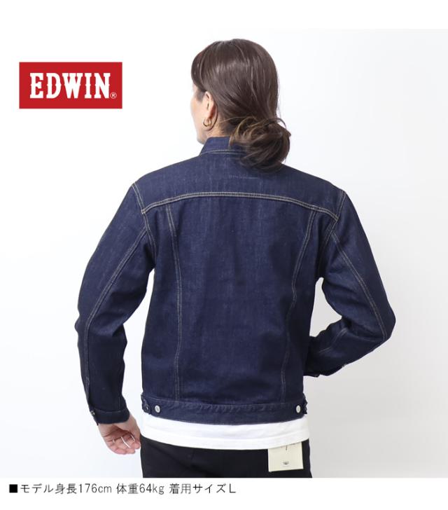 EDWIN エドウィン Gジャン デニムジャケット ET1136 ジージャン デニム メンズ トラッカージャケット 定番 送料無料_5