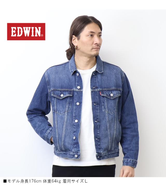 EDWIN エドウィン Gジャン デニムジャケット ET1136 ジージャン デニム メンズ トラッカージャケット 定番 送料無料_7