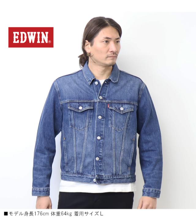 EDWIN エドウィン Gジャン デニムジャケット ET1136 ジージャン デニム メンズ トラッカージャケット 定番 送料無料_8