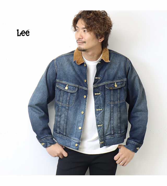 Lee リー ストームライダー 101LJ デニムジャケット 裏ブランケット 襟