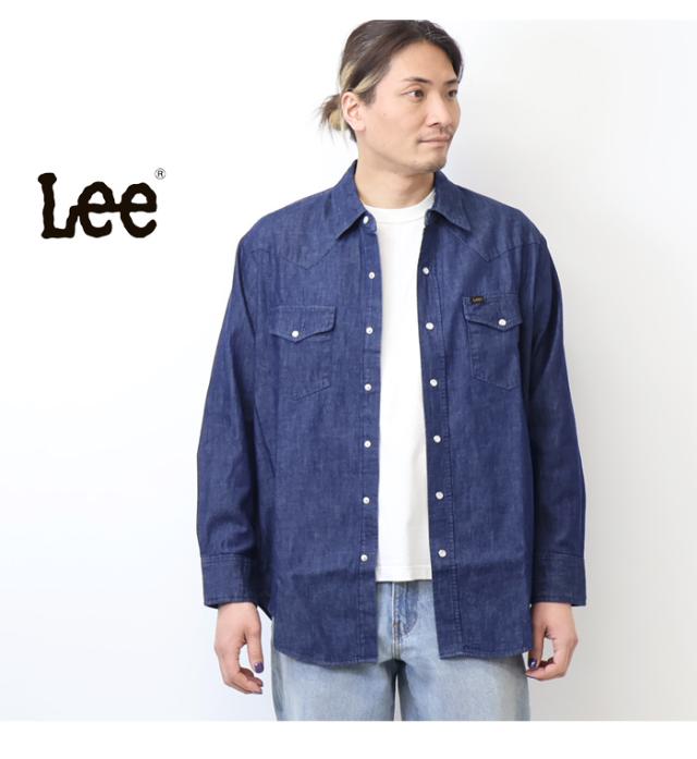 Lee リー Dungarees ダンガリーズ ウエスタン デニムシャツ 長袖シャツ メンズ デニシャツ 送料無料 LM7234_4
