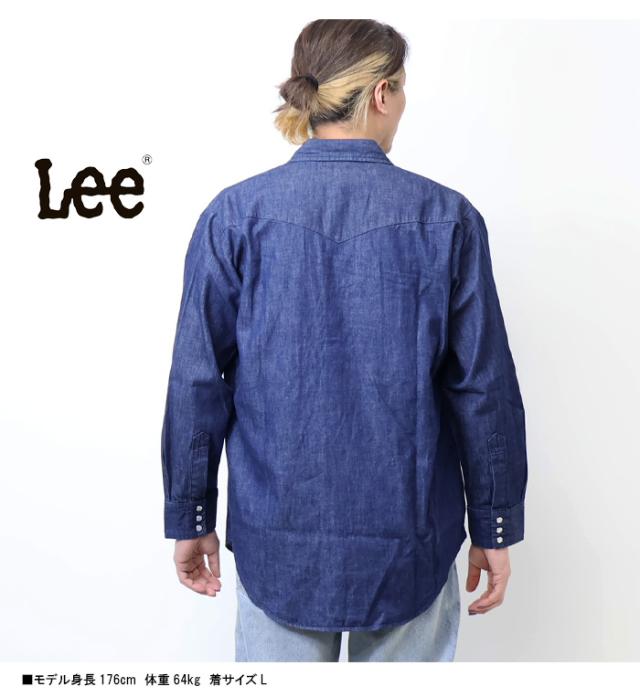Lee リー Dungarees ダンガリーズ ウエスタン デニムシャツ 長袖シャツ メンズ デニシャツ 送料無料 LM7234_5