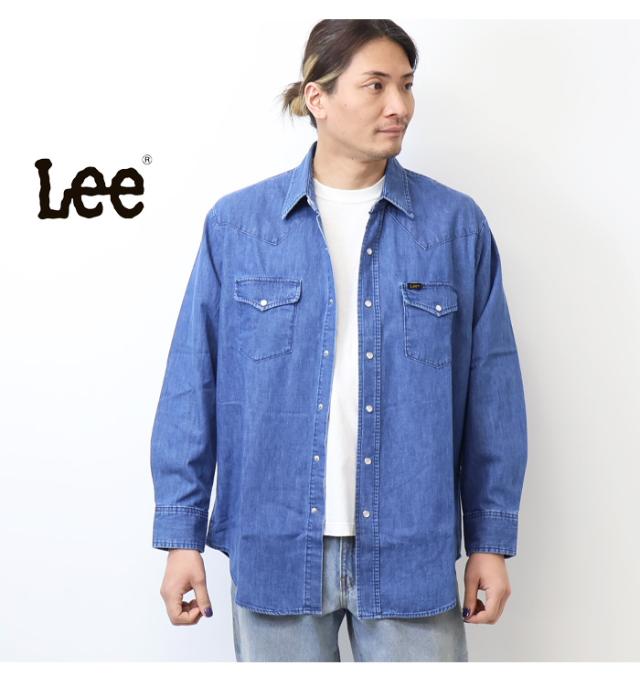 Lee リー Dungarees ダンガリーズ ウエスタン デニムシャツ 長袖シャツ メンズ デニシャツ 送料無料 LM7234_7