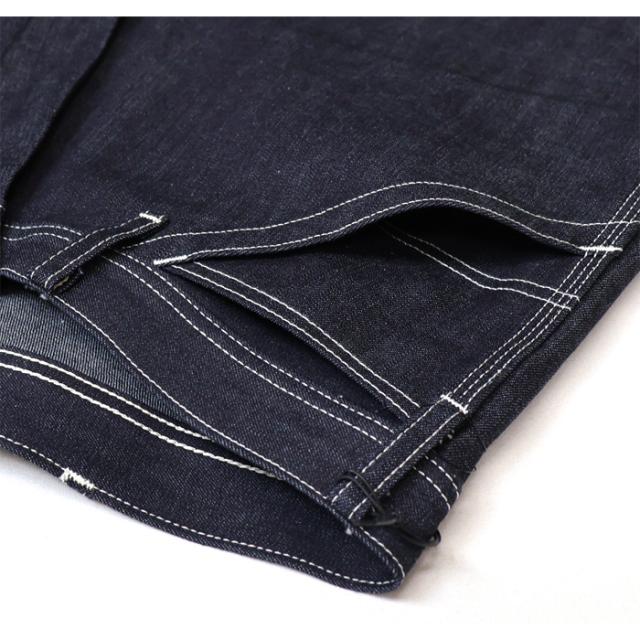 Lee リー DUNGAREES ダンガリーズ 生デニム リジット ワイドペインターパンツ メンズ ジーンズ ルーズ ワークパンツ ナマ インディゴ未洗い ノンウォッシュ ロウ 送料無料 LM7288-C589_11