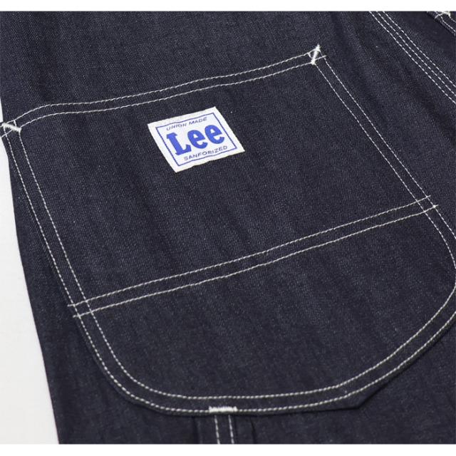 Lee リー DUNGAREES ダンガリーズ 生デニム リジット ワイドペインターパンツ メンズ ジーンズ ルーズ ワークパンツ ナマ インディゴ未洗い ノンウォッシュ ロウ 送料無料 LM7288-C589_12