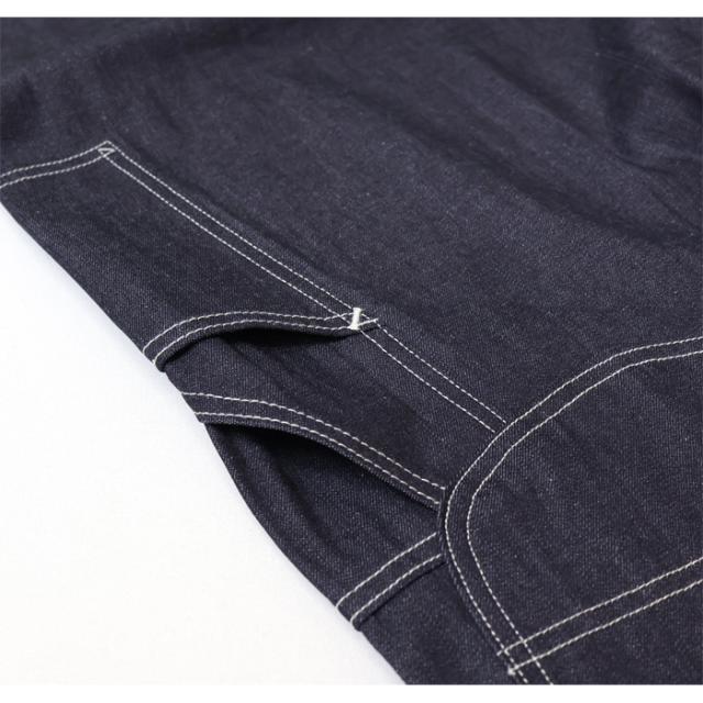 Lee リー DUNGAREES ダンガリーズ 生デニム リジット ワイドペインターパンツ メンズ ジーンズ ルーズ ワークパンツ ナマ インディゴ未洗い ノンウォッシュ ロウ 送料無料 LM7288-C589_14