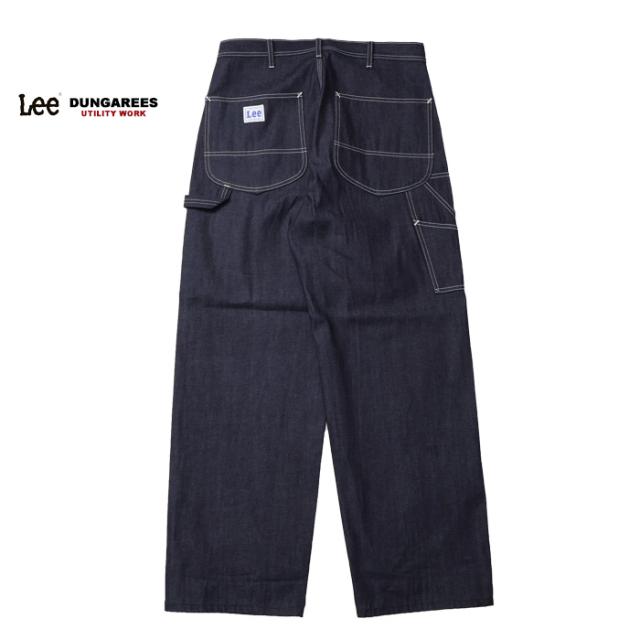 Lee リー DUNGAREES ダンガリーズ 生デニム リジット ワイドペインターパンツ メンズ ジーンズ ルーズ ワークパンツ ナマ インディゴ未洗い ノンウォッシュ ロウ 送料無料 LM7288-C589_4