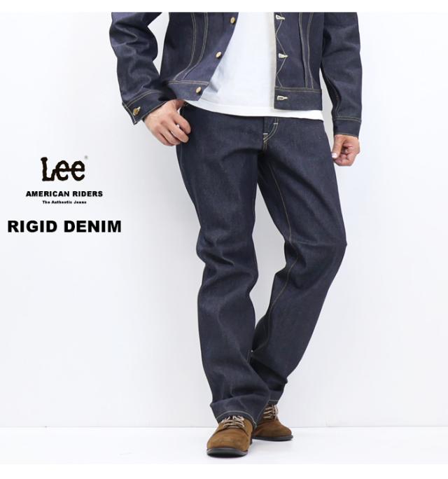 Lee リー 生デニム リジット AMERICAN RIDERS アメリカンライダース 101Z レギュラーストレート 日本製 デニム ジーンズ パンツ メンズ ナマ インディゴ未洗い ノンウォッシュ ロウ 送料無料 LM8101-C589_4
