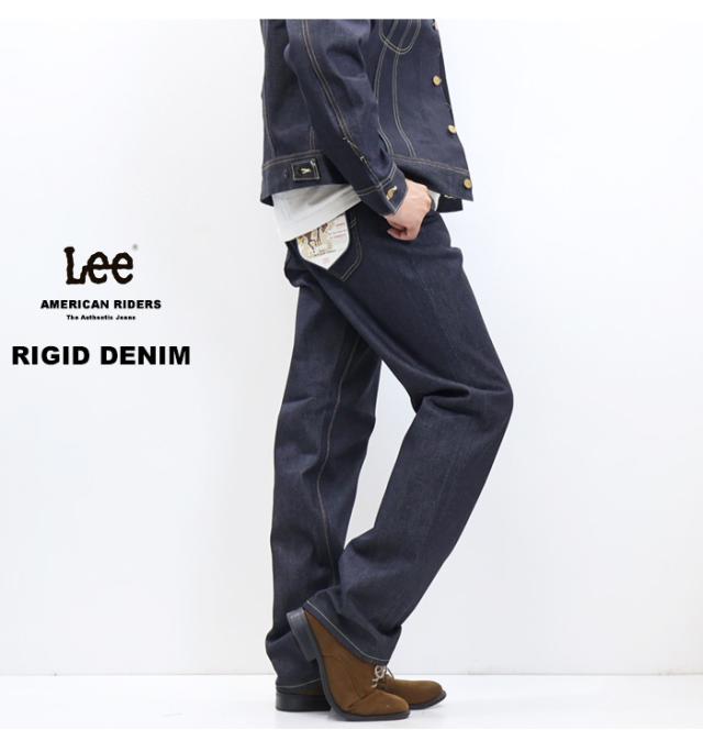 Lee リー 生デニム リジット AMERICAN RIDERS アメリカンライダース 101Z レギュラーストレート 日本製 デニム ジーンズ パンツ メンズ ナマ インディゴ未洗い ノンウォッシュ ロウ 送料無料 LM8101-C589_5