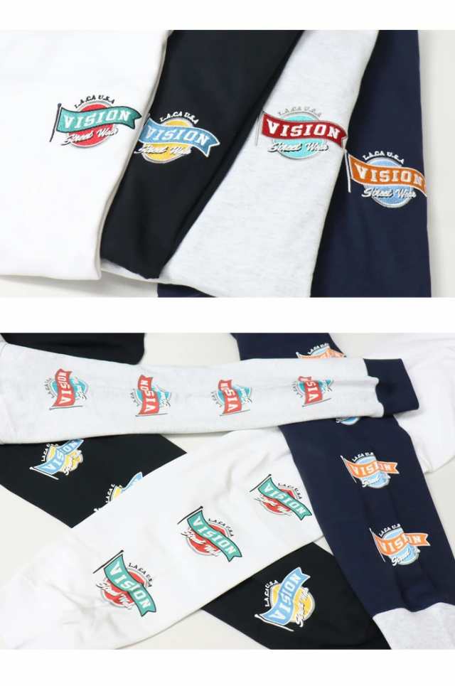 VISION STREET WEAR ビジョンストリートウェアー 袖プリント