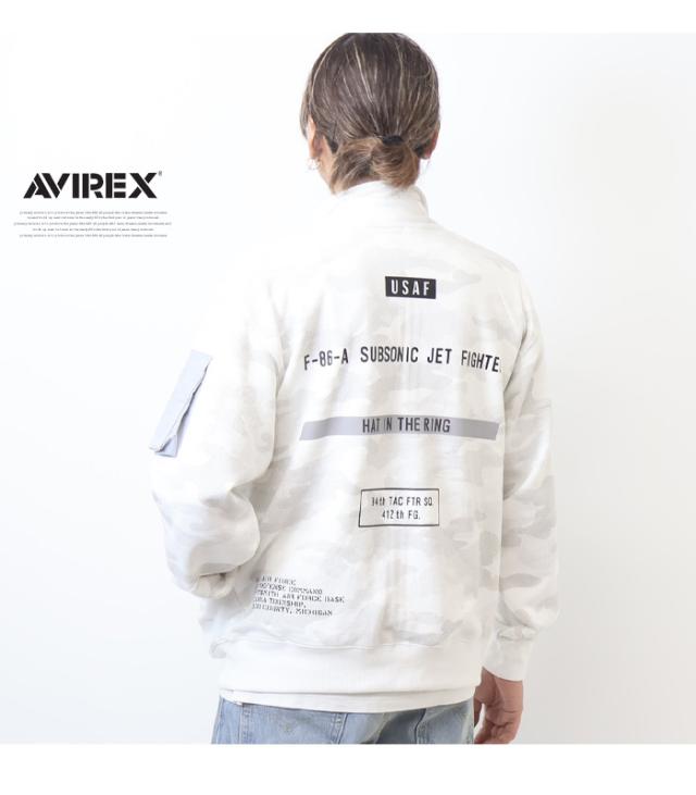 AVIREX アヴィレックス ステンシル スタンドジップジャケット スウェット HAT IN THE RING ライトアウター メンズ アビレックス 送料無料 783-4230026_11