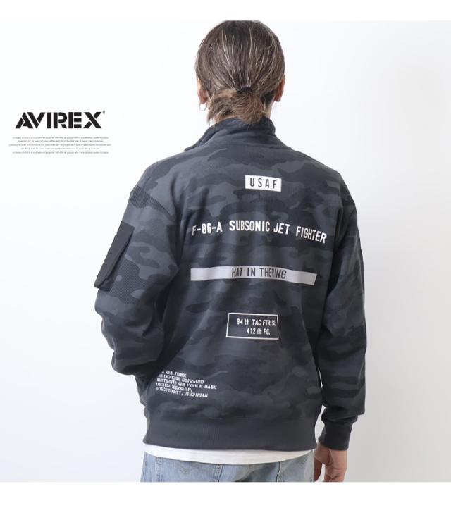 AVIREX アヴィレックス ステンシル スタンドジップジャケット スウェット HAT IN THE RING ライトアウター メンズ アビレックス 送料無料 783-4230026_14