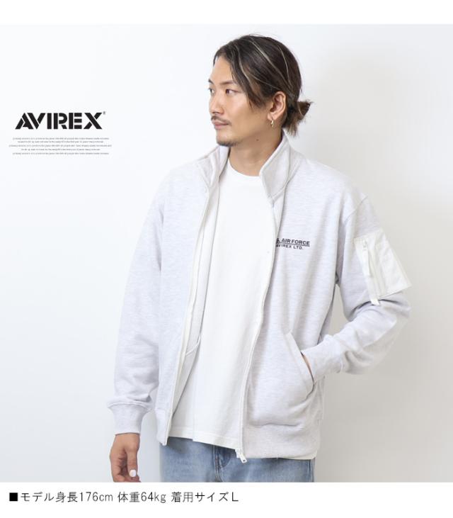AVIREX アヴィレックス ステンシル スタンドジップジャケット スウェット HAT IN THE RING ライトアウター メンズ アビレックス 送料無料 783-4230026_4