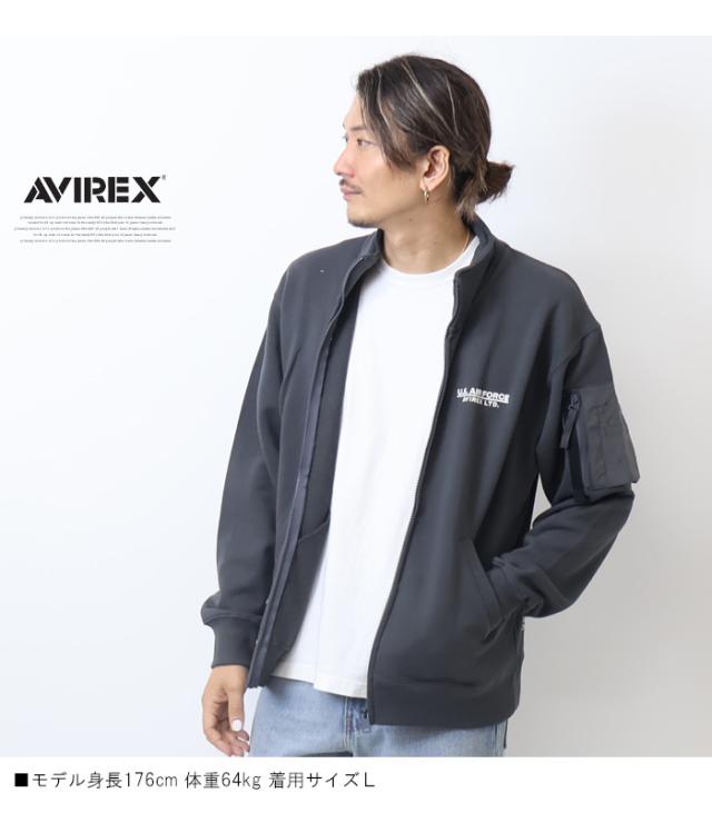 AVIREX アヴィレックス ステンシル スタンドジップジャケット スウェット HAT IN THE RING ライトアウター メンズ アビレックス 送料無料 783-4230026_7
