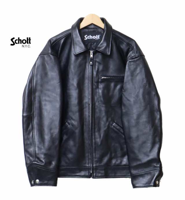 Schott ショット ラムレザー トラッカージャケット レザージャケット ...