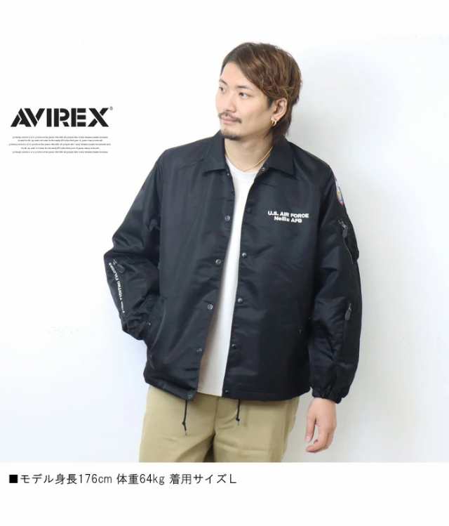 美品】AVIREX アビレックス ナイロン コーチジャケット - ナイロン