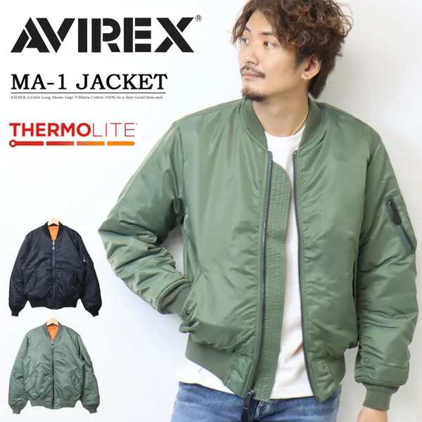 AVIREX メンズ MA-1 ジャケットフライトジャケット