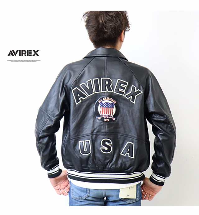 AVIREX アビレックス シープスキン トラッカー レザージャケット袖なども柔らかく動きやすいです