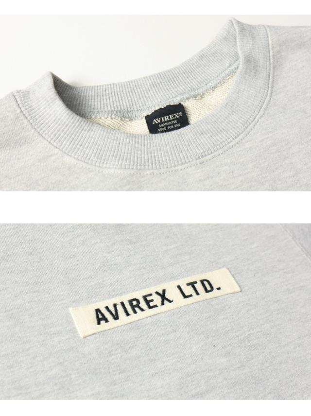 SALE セール AVIREX アヴィレックス クルースウェット SAIPAN 刺繍