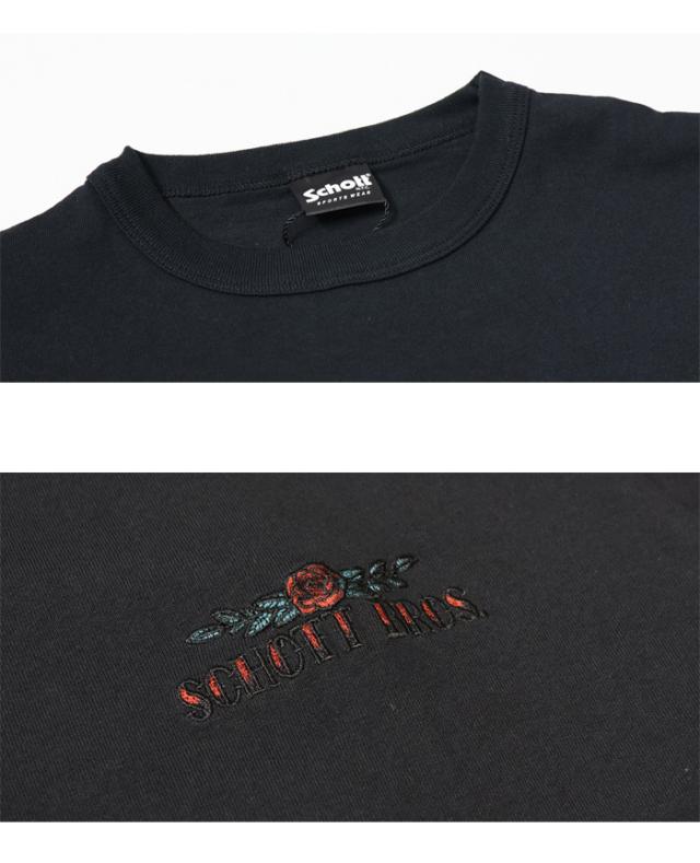 Ipショット ◼️20◼️ Schott ショット シェイクハンドバニー刺繍 長袖Tシャツ ロンT
