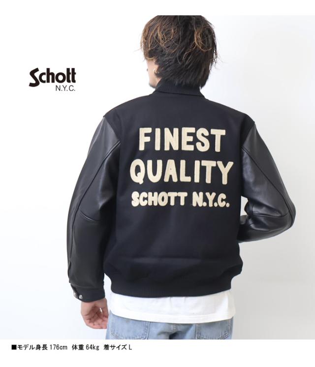 Schott ショット SKOOKUM コラボスタジャン アウター スタジアムジャケット ブルゾン メンズ 送料無料 782-3252016_8