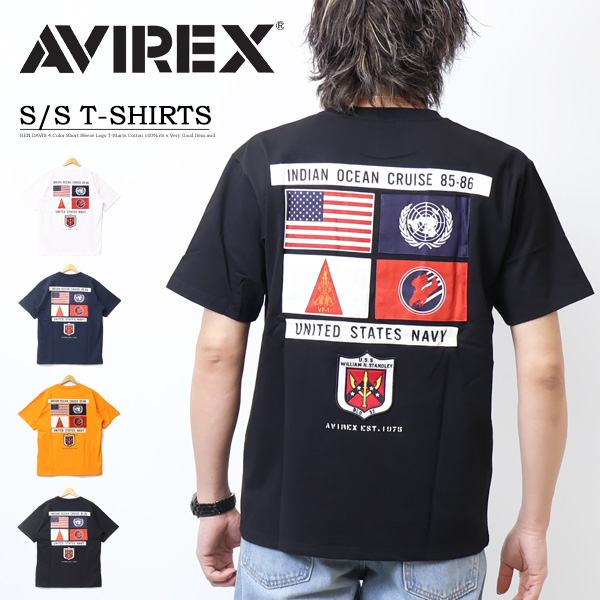 SALE セール AVIREX アヴィレックス トップガン シーチングパッチ 半袖Tシャツ メンズ 半T アビレックス 送料無料 783-3934012の通販は 6,072円