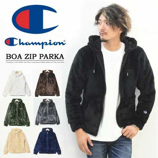 Champion チャンピオン ボア フリース フルジップパーカー ジップパーカー メンズ レディース ユニセックス ボアパーカー アウトドア  キ｜au PAY マーケット