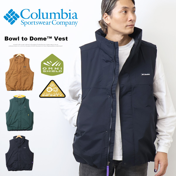 Columbia コロンビア ボウルトゥドームベスト メンズ 送料無料 PM0303