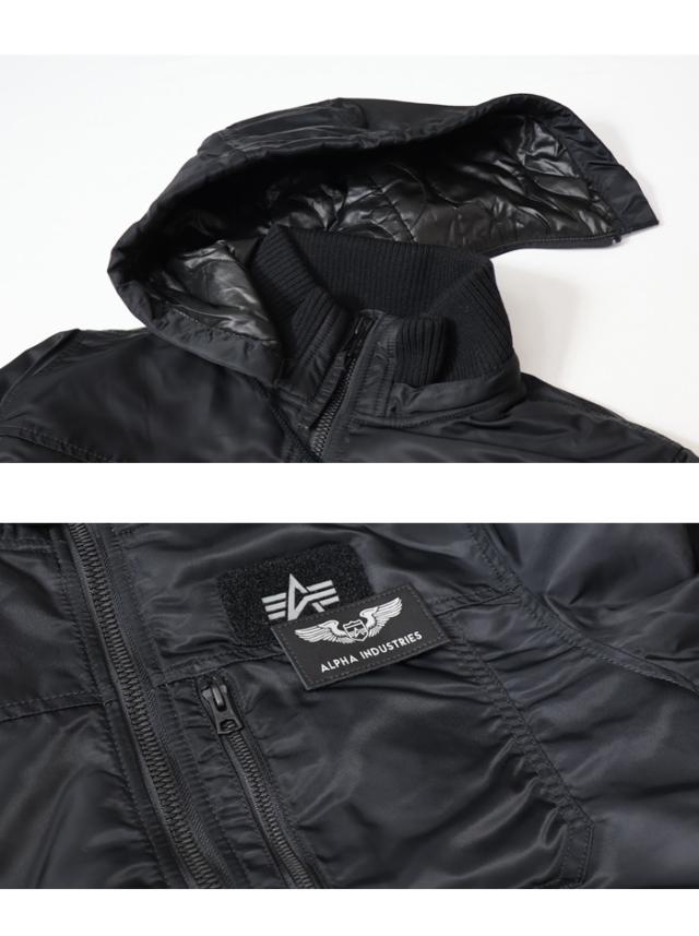 大きいサイズ ALPHA INDUSTRIES アルファ インダストリーズ フーデッド