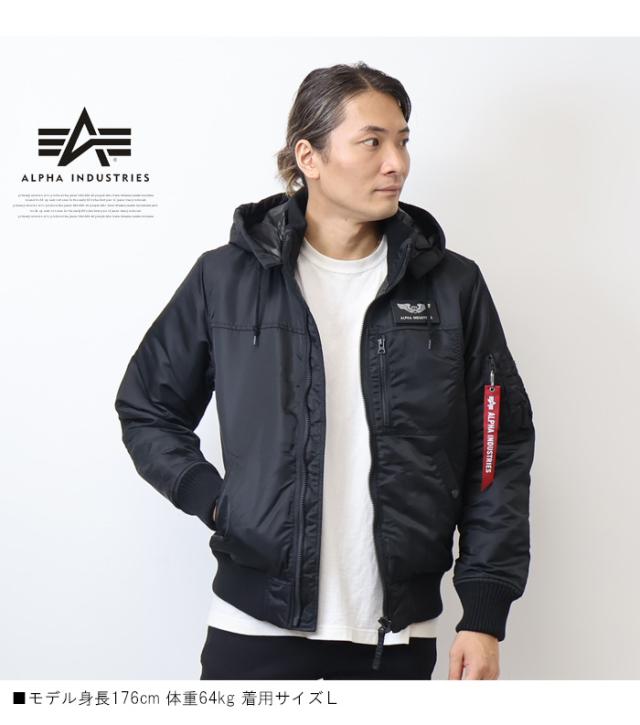 大きいサイズ ALPHA INDUSTRIES アルファ インダストリーズ フーデッド