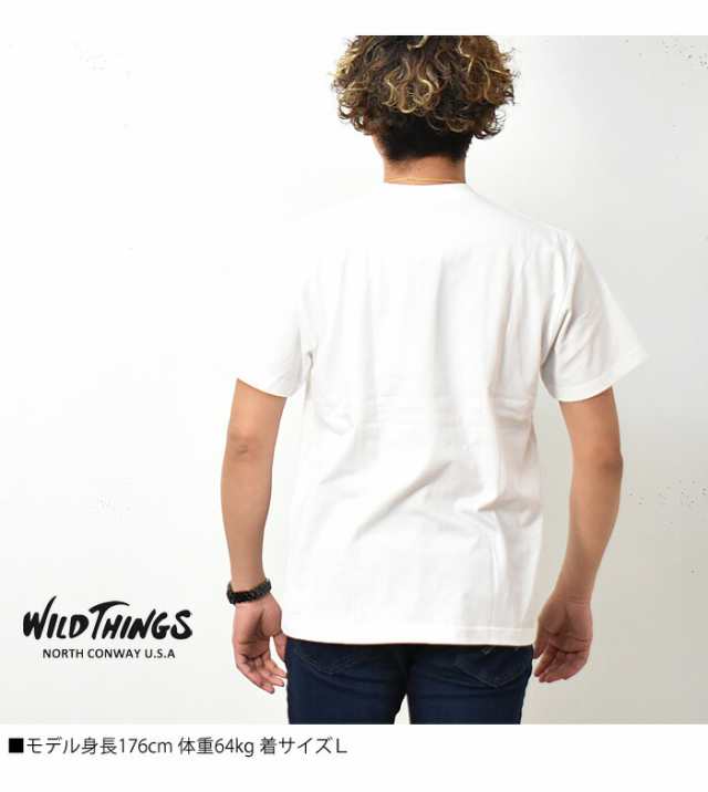 WILD THINGS ワイルドシングス 半袖Tシャツ CITY HIKER プリント