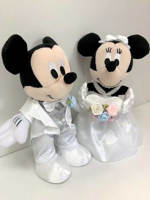 バルーン 電報 結婚式 入籍祝い ディズニー 洋装パステルバージョン ミッキー ミニーのウェディングの通販はau Pay マーケット バルーンショップ バルバルーン