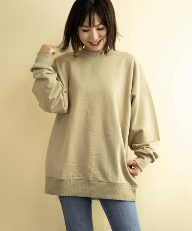 トレーナー メンズ クルーネック ビッグシルエット オーバーサイズ スウェット スエット 無地 黒 茶 ベージュ スウェットトレーナー スウの通販はau Pay マーケット Nylaus