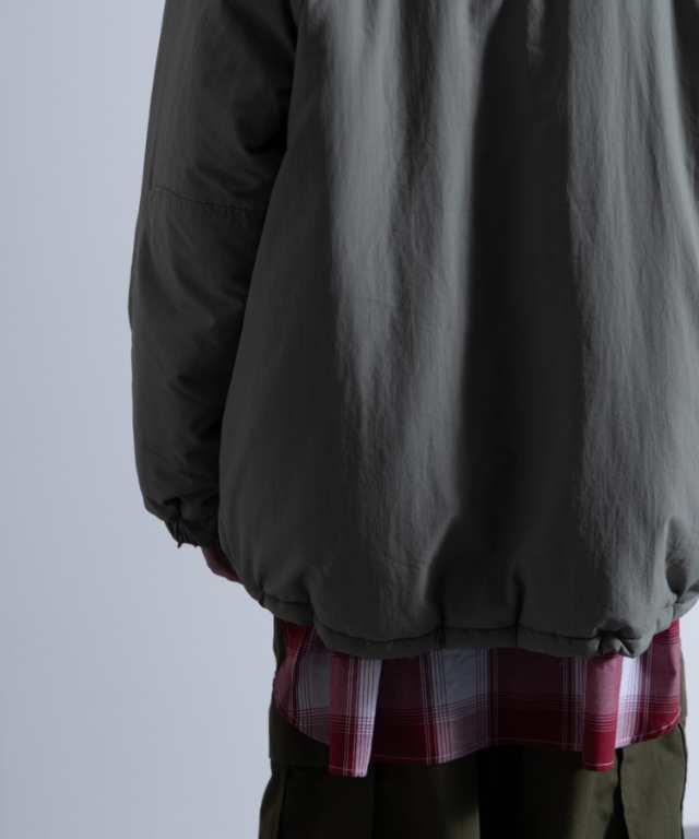 Reproduction Washed Nylon Super Loose Padded LEVEL7 Jacket / リ