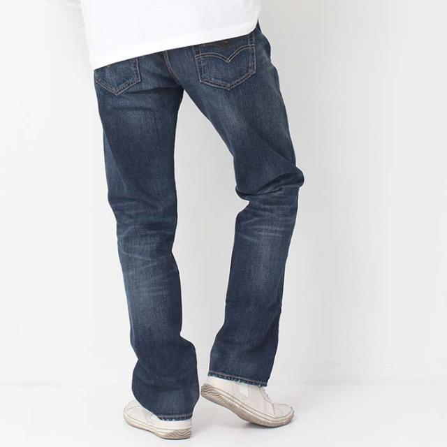 Levi's リーバイス 501 レギュラー ストレート ボタンフライ 005011485 デニム ジーンズ ジーパン 定番 メンズ カジュアル ユーズド加工 濃色ユーズド かっこいい アメカジ オールシーズン 濃紺 REGULAR STRAIGHT Levi's リーバイス 501 レギュラー ストレート ボタンフライ 005011485