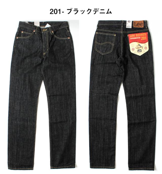 Lee RIDERS 201 リー ライダース メンズ レギュラー ストレート ジーンズ デニム [Lot/02010-100] Lee リー アメリカン スタンダード 定番 股上深め パンツ 日本製 LEE