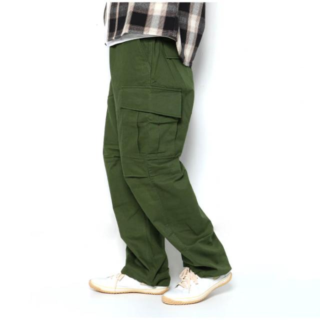 Houston ヒューストン 10055 BDU TWILL BDU ミリタリー カーゴ ツイルパンツ メンズ ワーク カジュアルパンツ ワイドパンツ 太め ブランド アジャスター 無地 ポケット_5