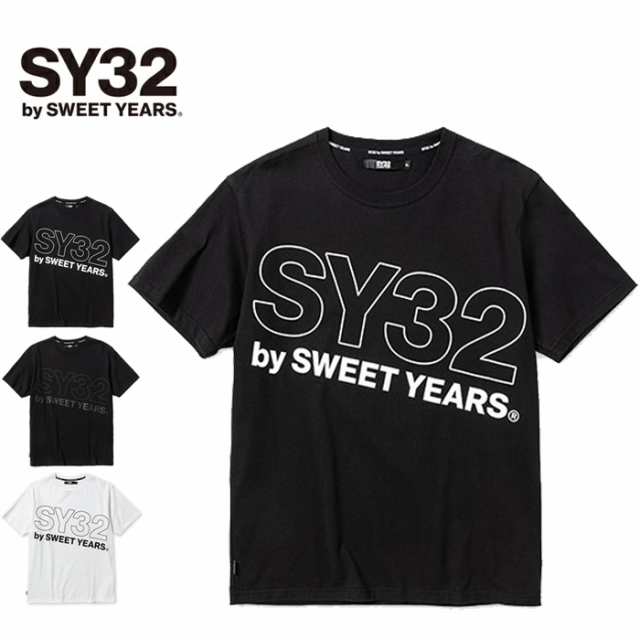 10％OFF】SY32 by SWEETYEARS エスワイサーティトゥ SLASH BIG LOGO